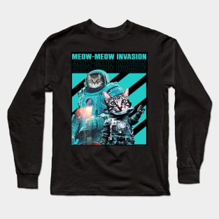 Meow Invasion Long Sleeve T-Shirt